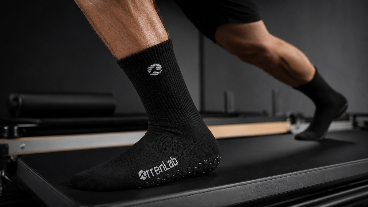 OrrenLab men's Pilates grip socks
