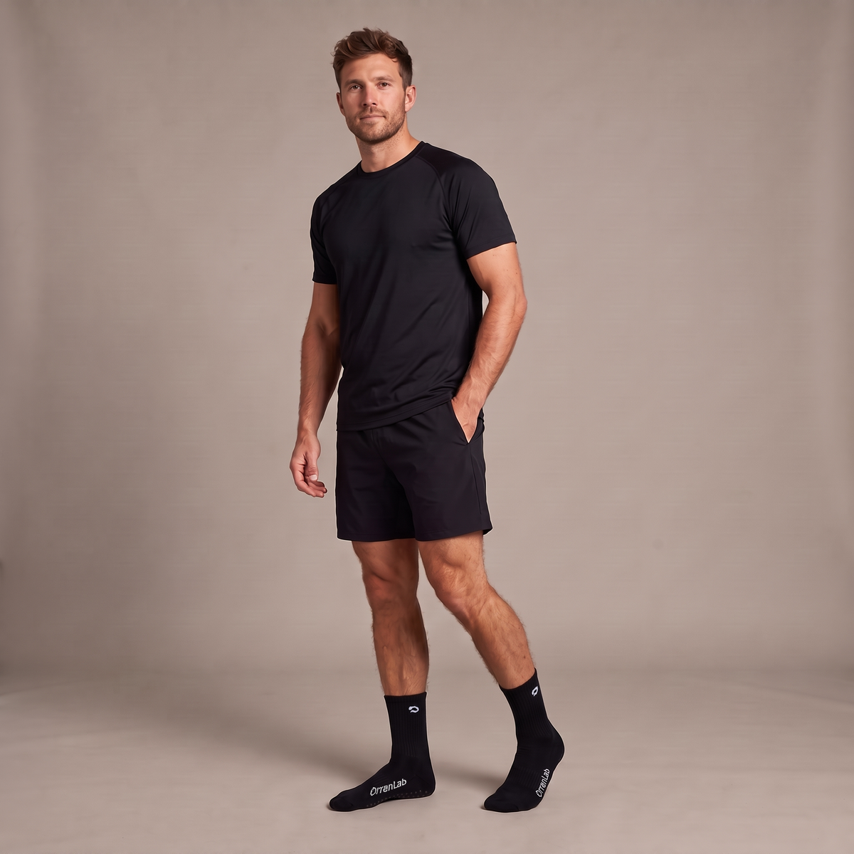 OrrenLab Men’s Pilates Grip Socks